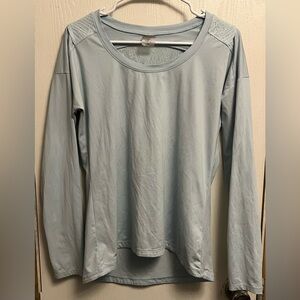 CALIA by Carrie Underwood Baby Blue Long Sleeve Relaxed Tee